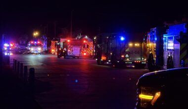 Fire reported near JFK causeway on Padre Island, heavy emergency response underway