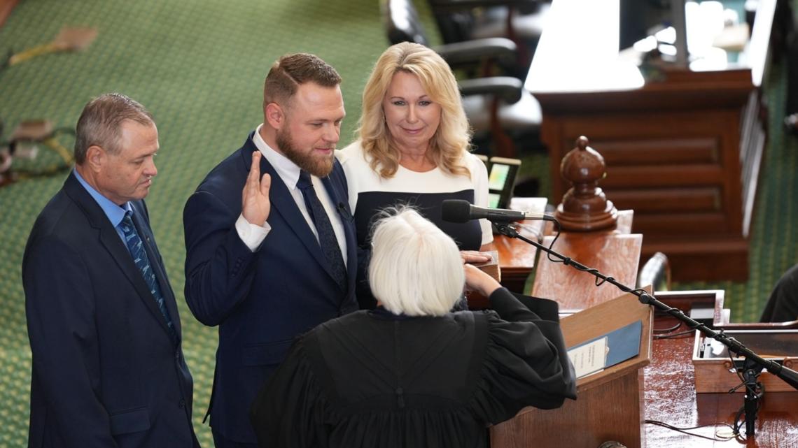 Texas Democrat Taylor Rehmet sworn in as state senator