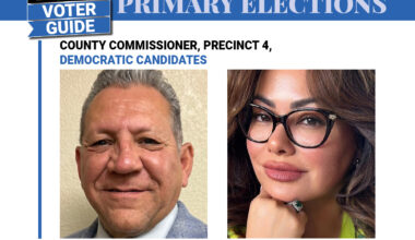 Precinct 4 county commissioner incumbent tested in Democratic primary