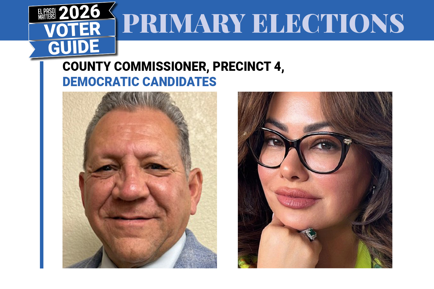 Precinct 4 county commissioner incumbent tested in Democratic primary