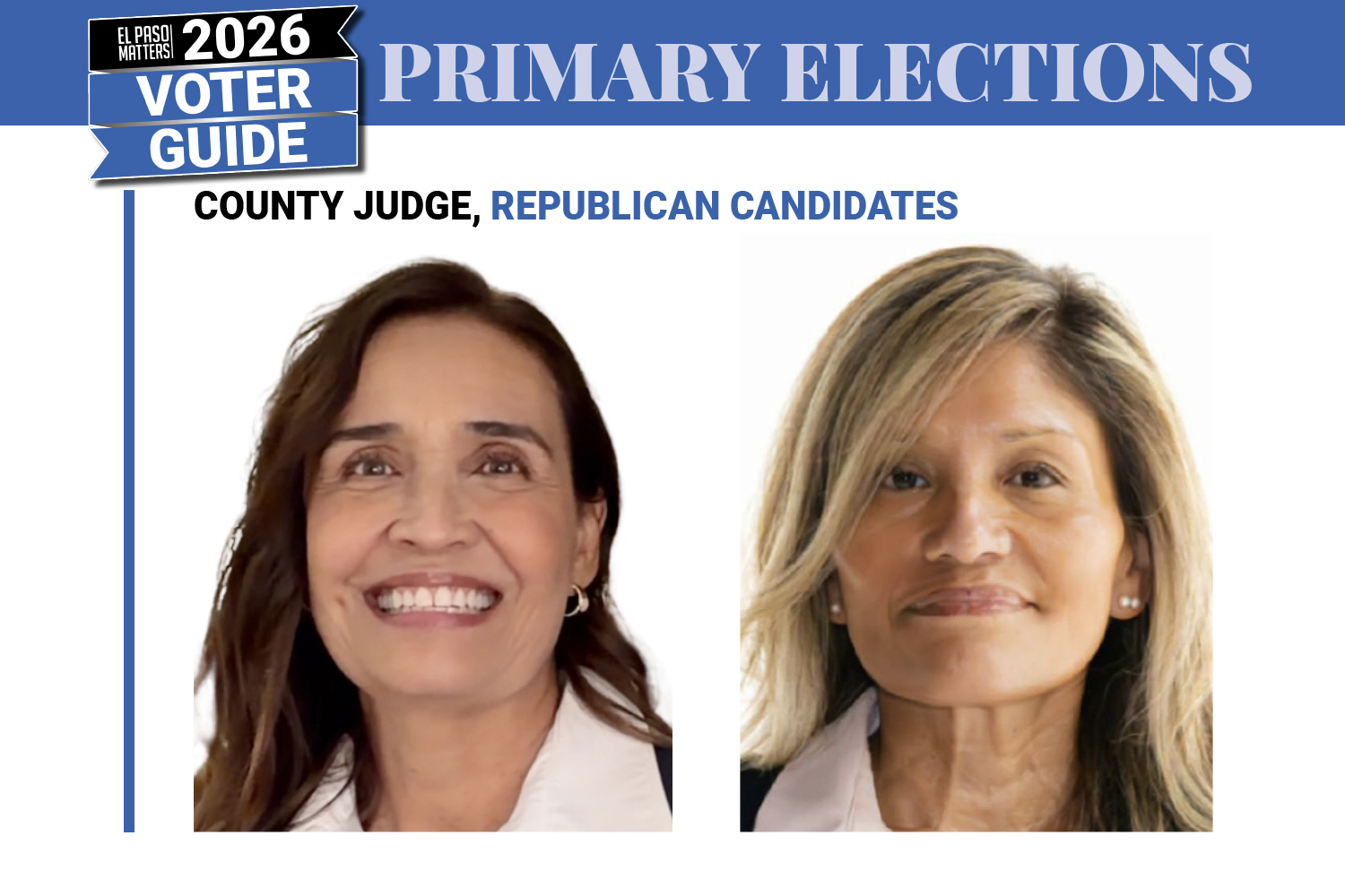2 Republicans seek GOP nod for El Paso County judge in March primary