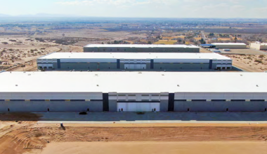 Picture from CBRE marketing brochure marketing a three-building warehouse facility rumored to be a proposed ICE facility.