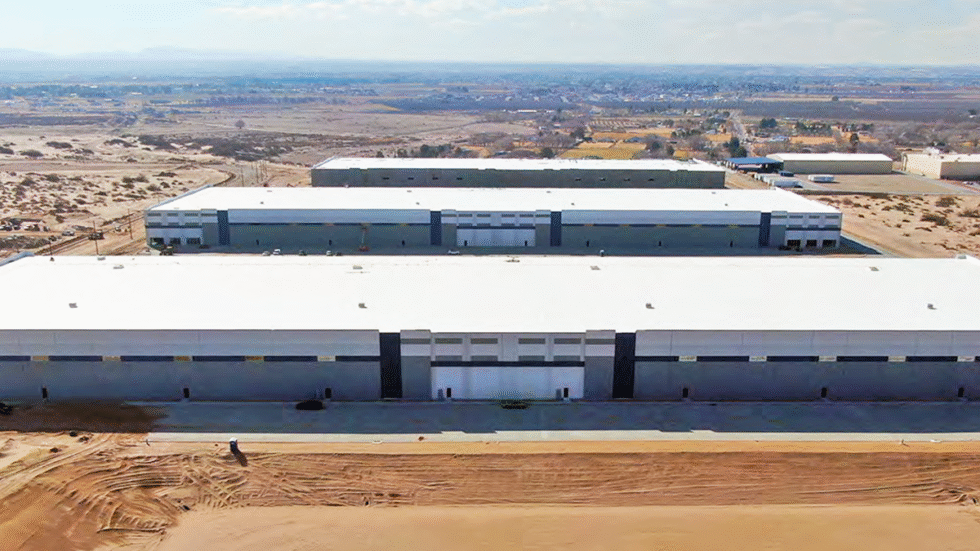 Picture from CBRE marketing brochure marketing a three-building warehouse facility rumored to be a proposed ICE facility.