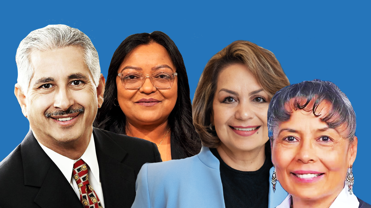 A picture of Jesus Olivas, Eileen Marlin Castro, Dora Oaxaca and Lucilla “Lucy” Najera.