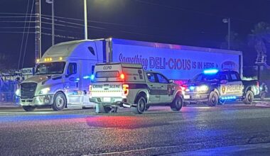 CCPD: Cyclist hit by semi-truck on Saratoga has died
