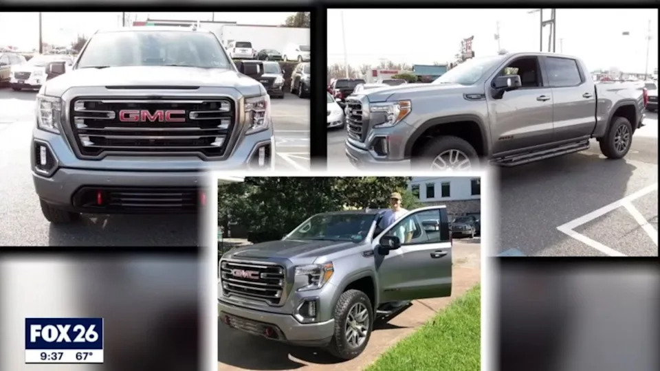 GMC truck stolen in Houston. 