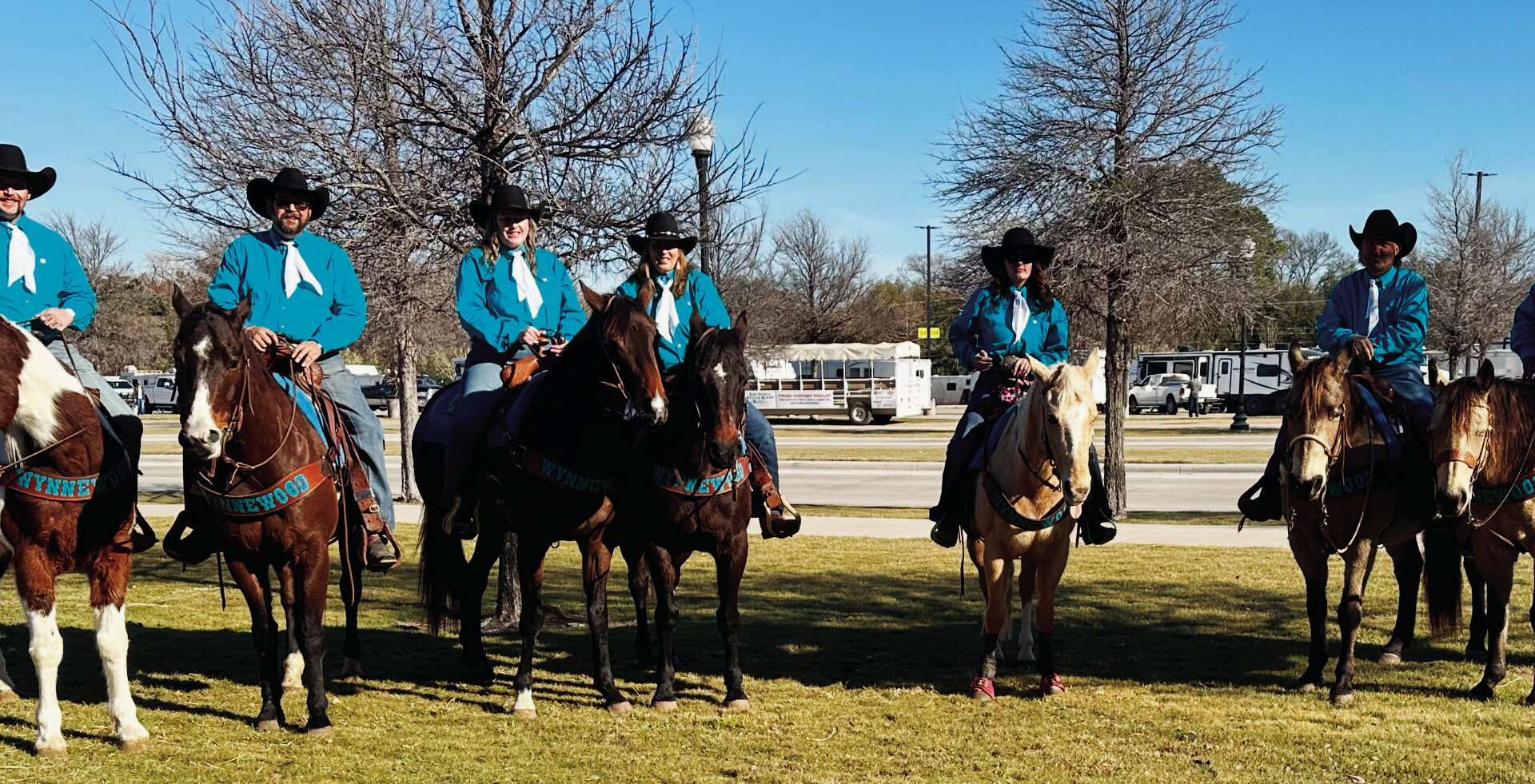 Wynnewood Round-Up Club members traveled to Fort Worth, Texas, to ride in the Fort Worth Stock Show and Rodeo’s Grand Entry Jan. 29-Feb. 1.