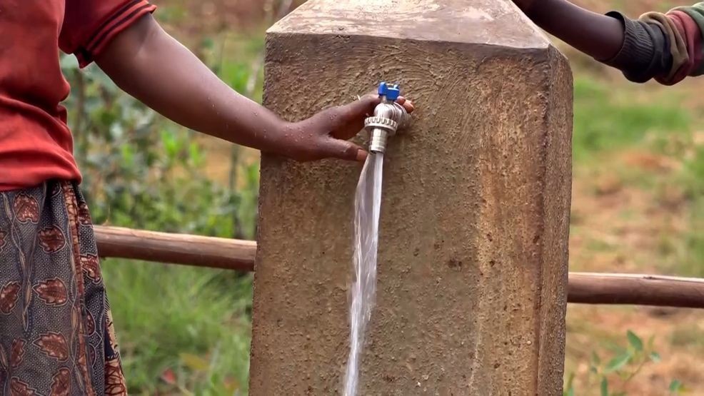 Water tap in Burundi (photo: Gazelle Foundation)