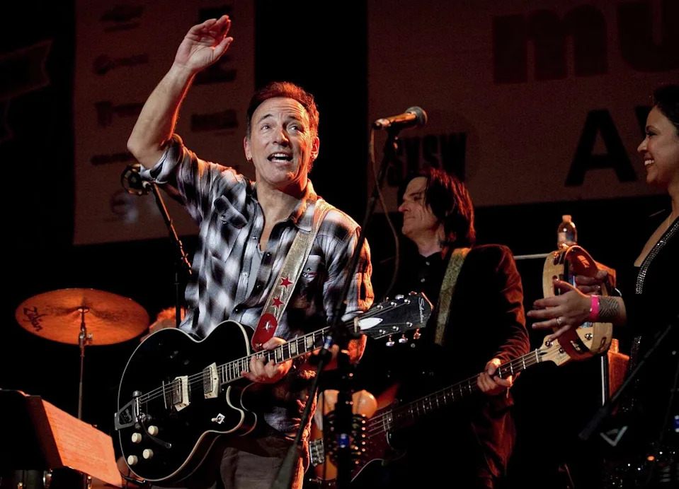 Bruce Springsteen at the Austin Music Hall at SXSW 2012. (Jay Janner/American-Statesman)
