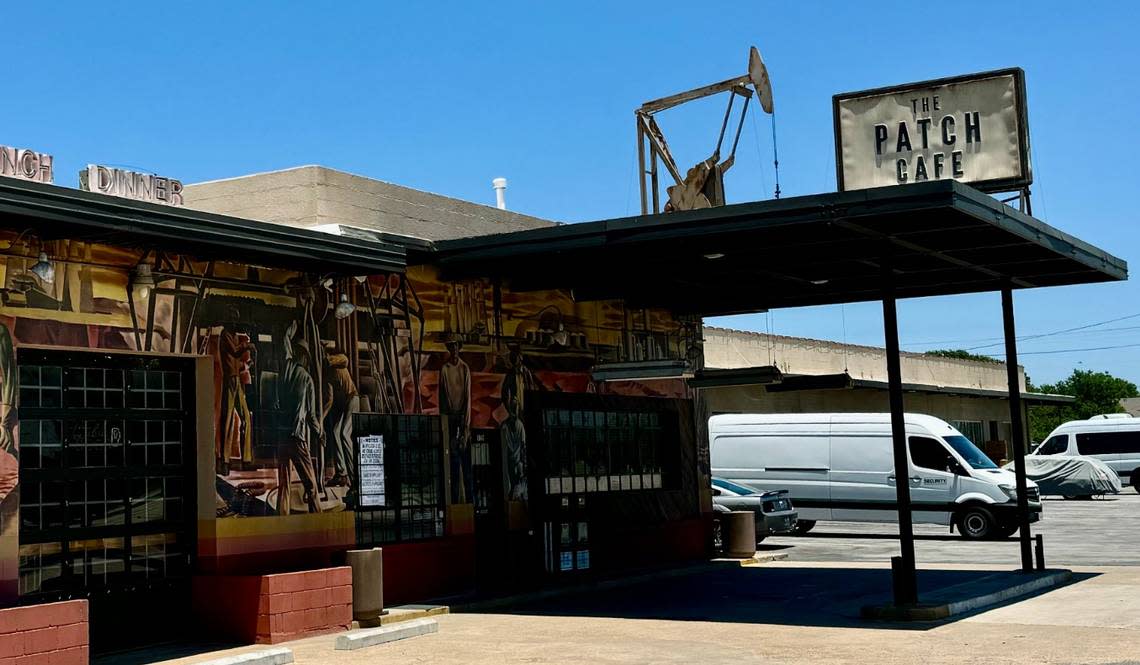 A 1951 building in west Fort Worth used as a cafe for TV’s “Landman” will become a real-life restaurant, as seen June 6, 2024.