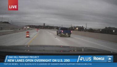 New lanes open on US 290 in southwest Austin
