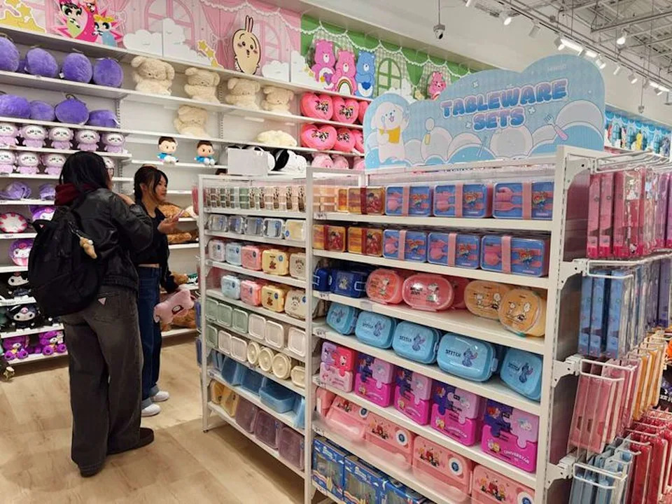 Guests lined up for the popular Asian retailer Miniso's grand opening at 17503 La Cantera Parkway, San Antonio, Texas 78257. It happened on February 28, 2026. (Melanie Love Salazar/MySA)