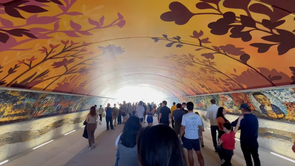 Unity Underpass opened in Austin, Texas, on Feb. 7, 2026. (KXAN Photo)