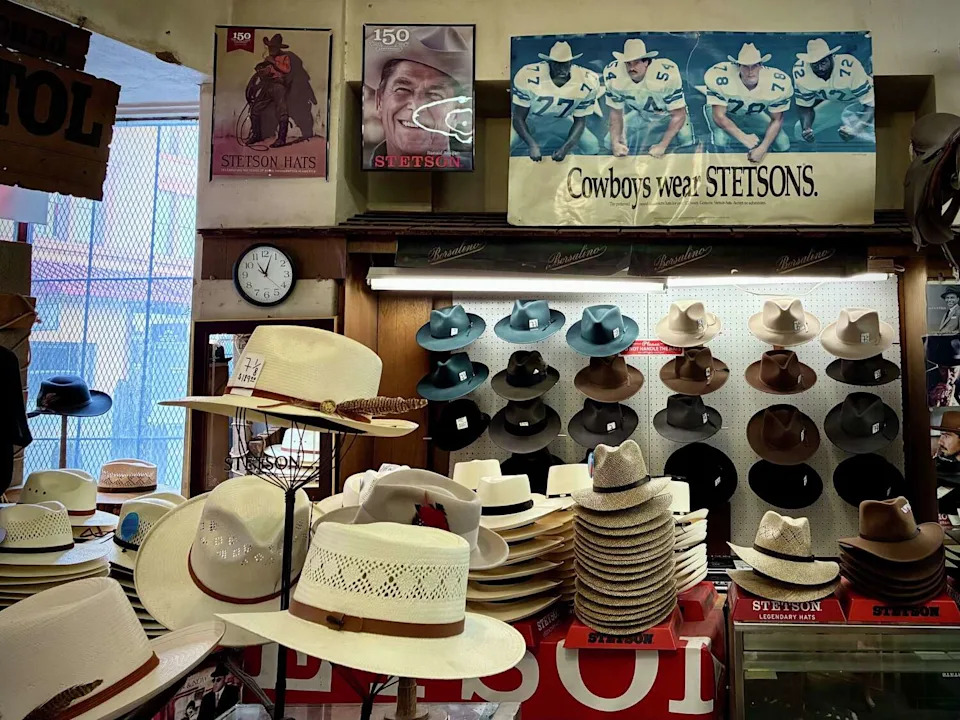 Celebrities from all walks of life, including Johnny Cash, Pope John Paul II, Bob Dylan and Christian Louboutin, have visited Paris Hatters. (Emma Weidmann/MySA)