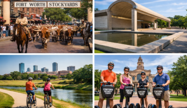 Tourists and local residents of Fort Worth enjoy exploring from a new 1erspective with Cowtown Segway Adventures & Tours
