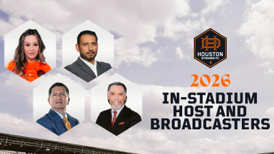Houston Dynamo FC Announce In-Stadium Host and Commentators ahead of 2026 season