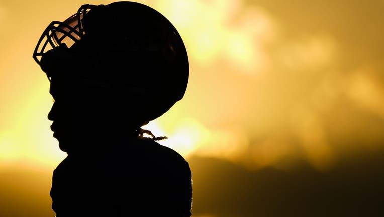 Lake Creeks Tyvonn Byars is seen before a District 10-5A Division II high school football game at Montgomery ISD Stadium, Friday, Sept. 22, 2023, in Montgomery.