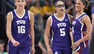 No. 17 TCU women take top spot in Big 12 Conference after beating No. 19 West Virginia 59-50