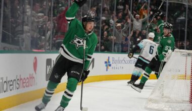 Wyatt Johnston scores twice as Dallas Stars top Seattle Kraken 4-1 for seventh straight win