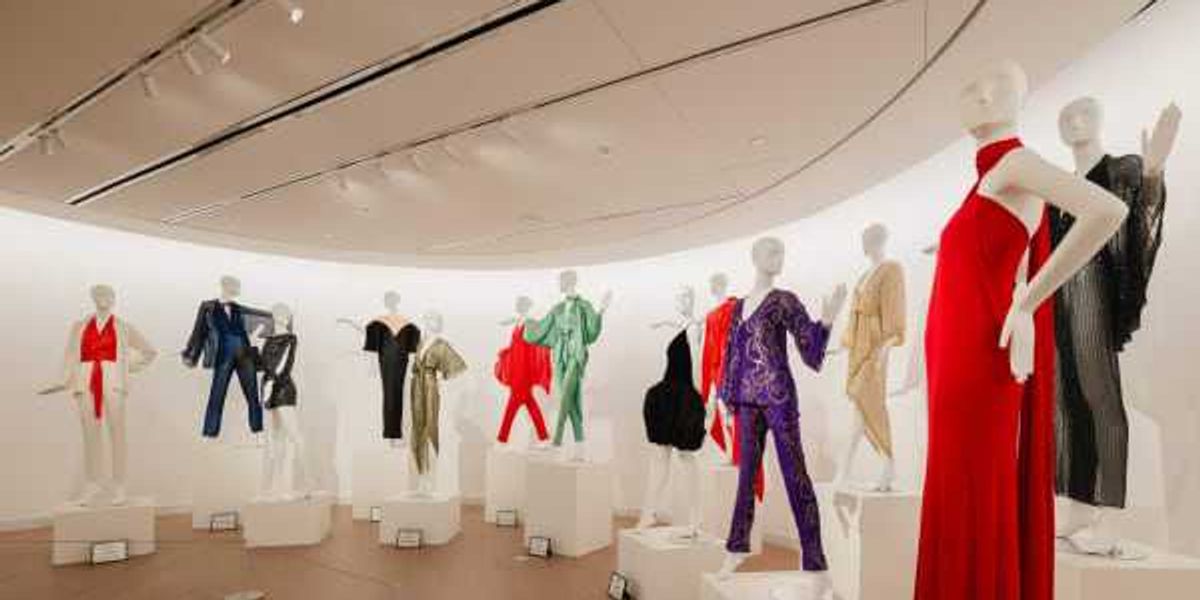 Halston fashion exhibition now on display in Odessa, Texas