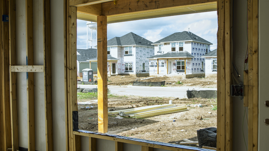 New homes being built by CastleRock Communities in Kyle, Texas.