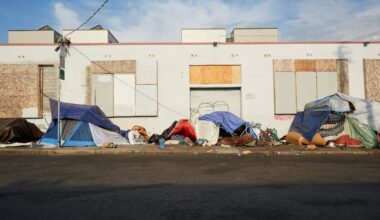 homeless encampment