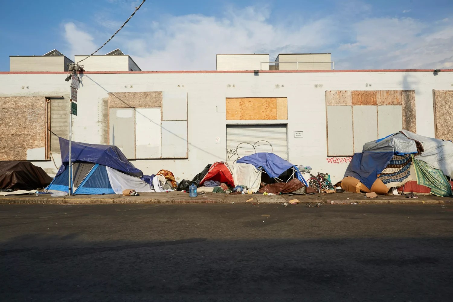 homeless encampment