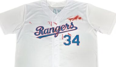 Texas Rangers announce Nolan Ryan bloody lip jersey giveaway – WPXI