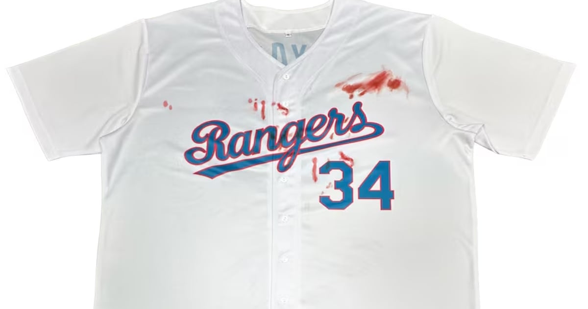 Texas Rangers announce Nolan Ryan bloody lip jersey giveaway – WPXI