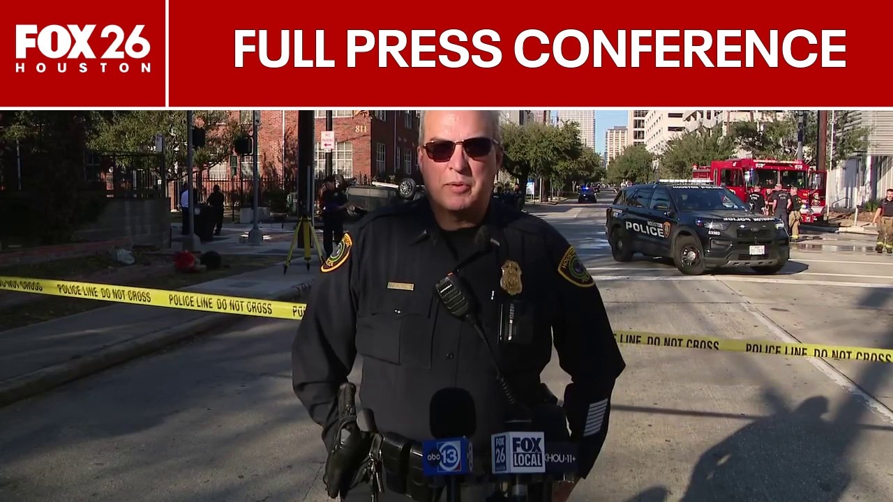 Houston officer involved in Midtown crash | Full press conference