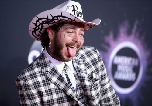 Post Malone at the American Music Awards.