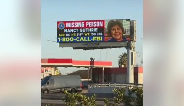 Nancy Guthrie billboards across Houston