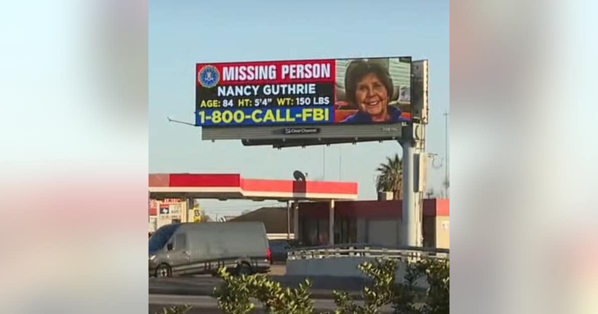 Nancy Guthrie billboards across Houston