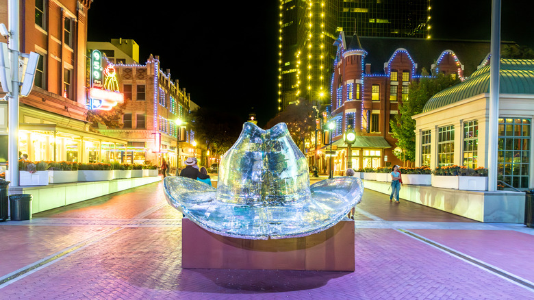 Downtown Fort Worth Texas which is one of America's safest cities