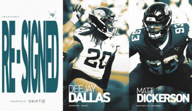 Jaguars Re-Sign RB DeeJay Dallas and DL  Matt Dickerson