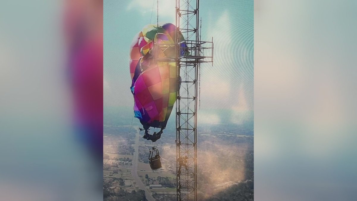 Hot air balloon hits cell phone tower in East Texas – NBC 5 Dallas-Fort Worth