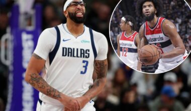 Mavericks ship Anthony Davis to Wizards in trade deadline bombshell
