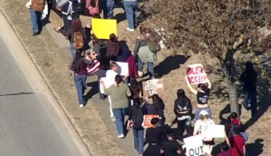 North Texas students walk out of class to protest ICE
