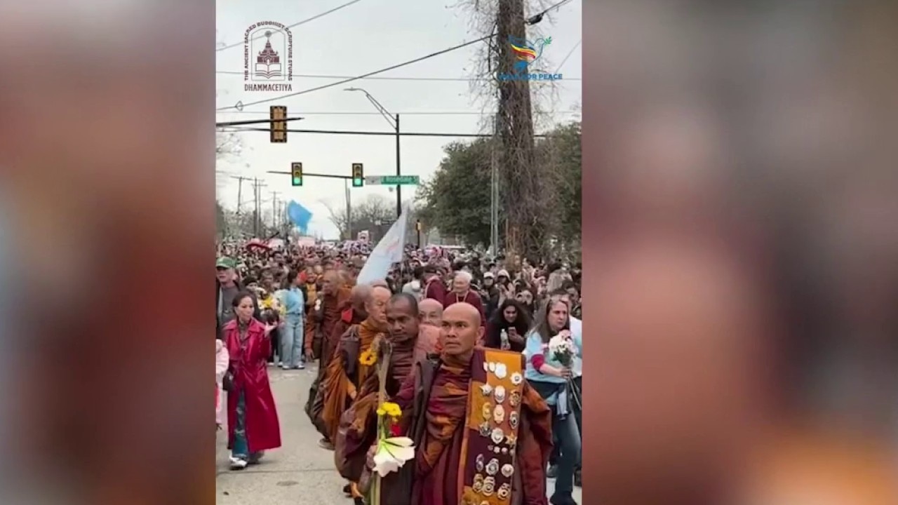 Walk For Peace monks back in Texas