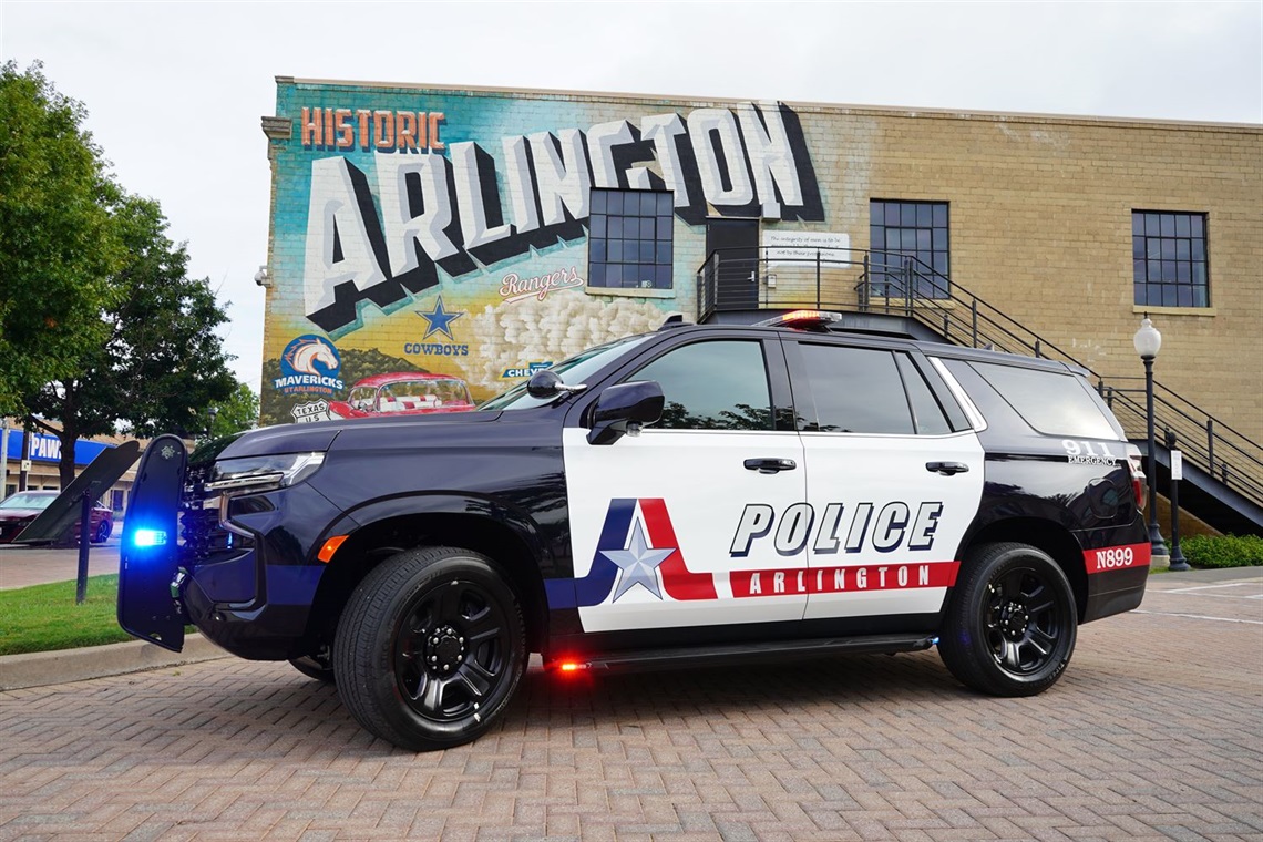 APD Patrol Car in Downtown Arlington