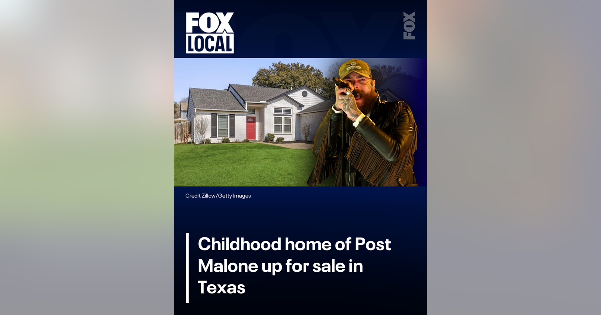 Texas childhood home of Post Malone up for sale