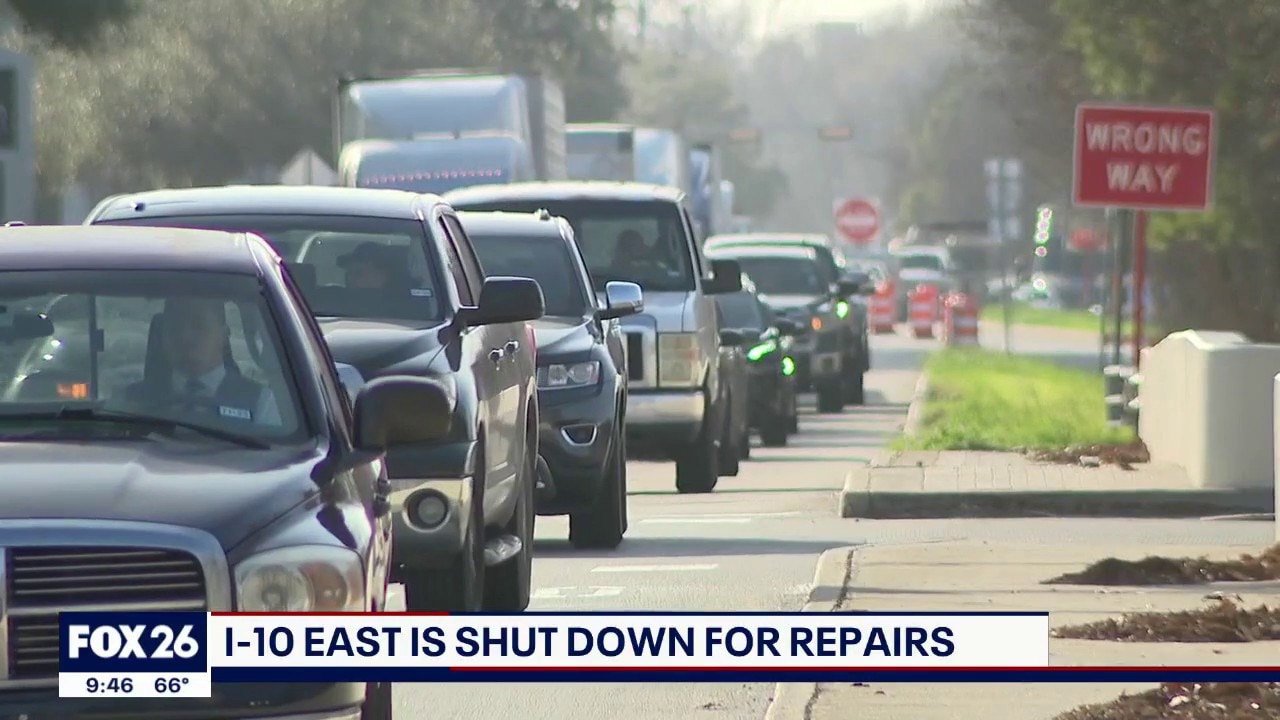 Major shutdown continues through weekend on Katy Freeway