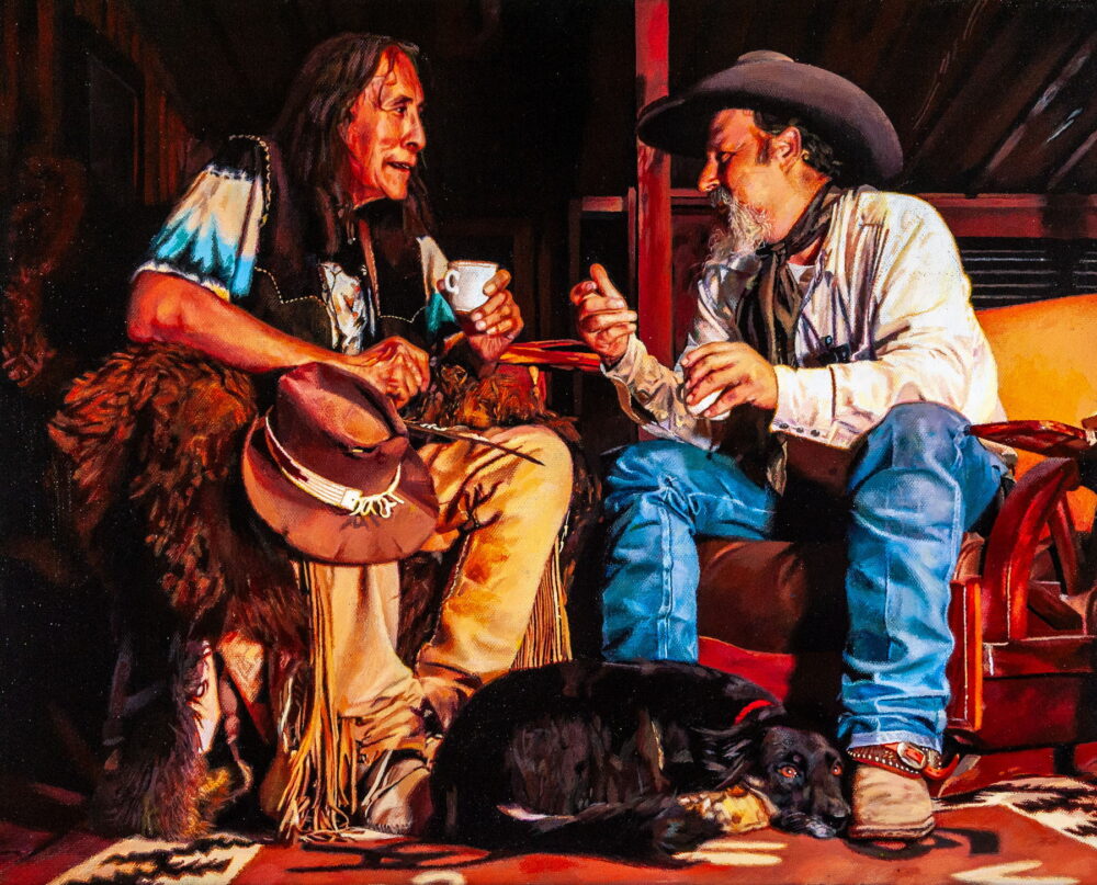 Between Boots and Moccasins