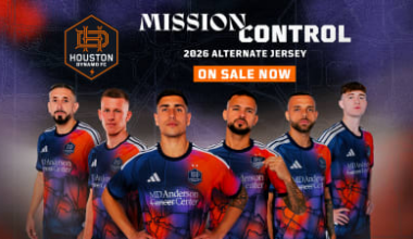Houston Dynamo FC launch Mission Control kit, inspired by Houston’s pioneering spirit in space exploration
