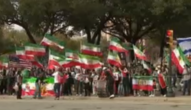 Protestors gather at Texas Capitol to call for U.S. intervention in Iran