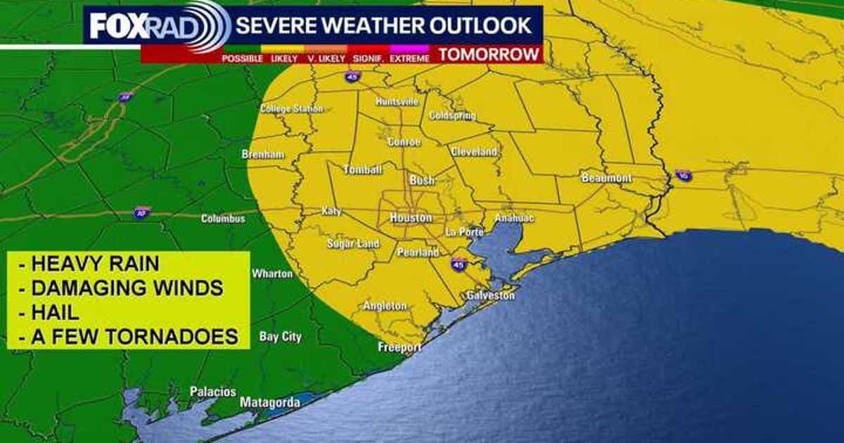Houston weather: Storm Alert for Valentine's Day