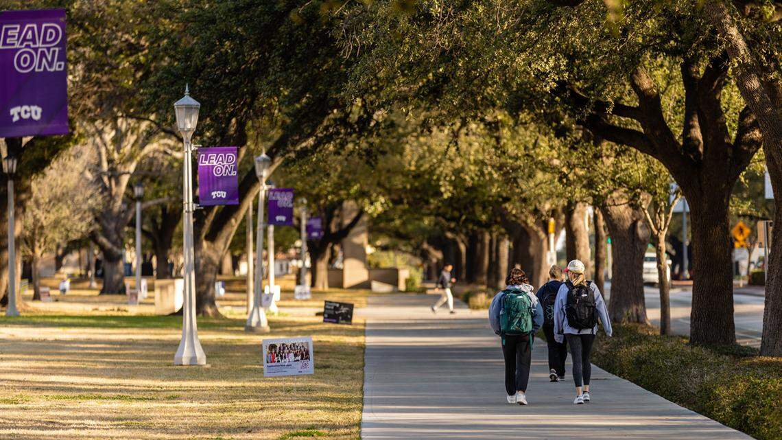 The campus of TCU in Fort Worth, Texas