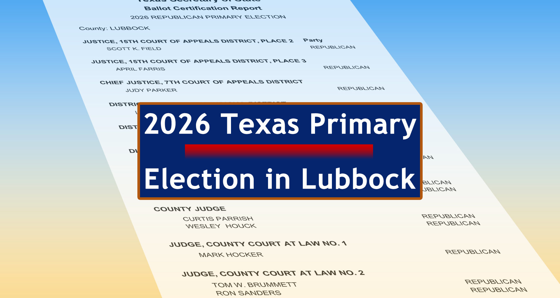 Learn what’s coming as Lubbock Lights kicks off Texas Primary ‘26 coverage