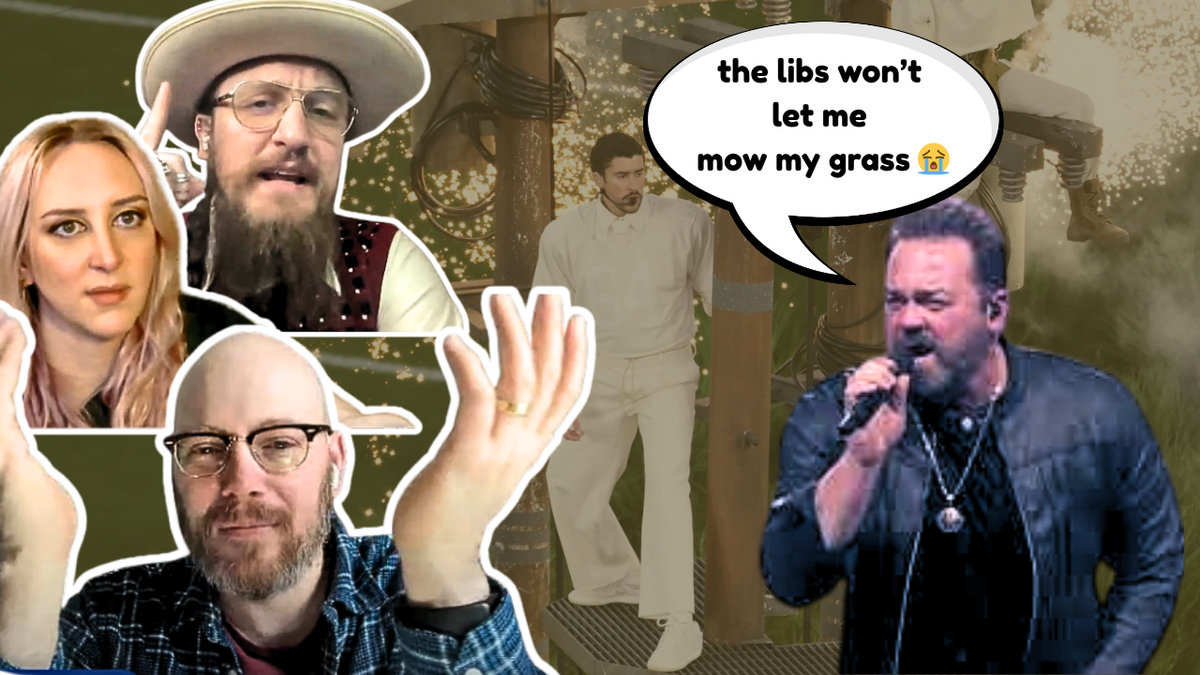 Bad Bunny's Super Bowl Halftime Show, Warehouse Prisons & the El Paso Laser Fiasco (Half the Answer #65, with Jonathan Katz)