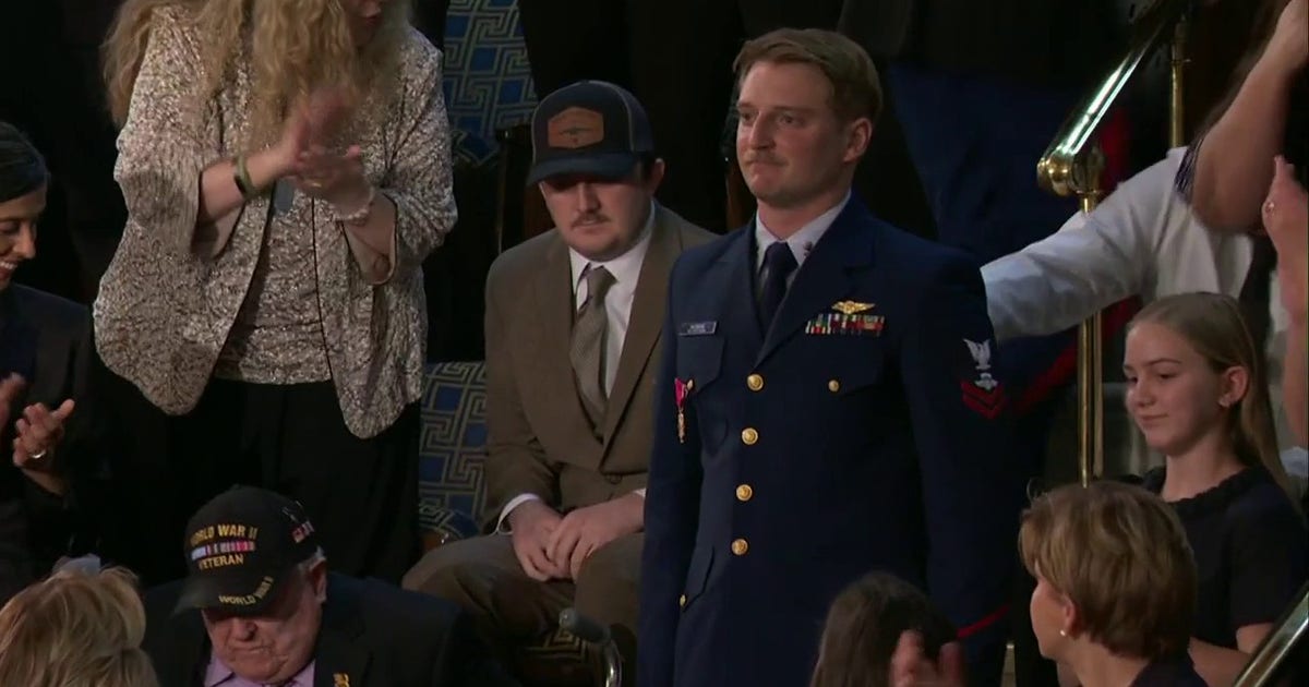 Scott Ruskan, hero Coast Guard rescue swimmer, honored at State of the Union